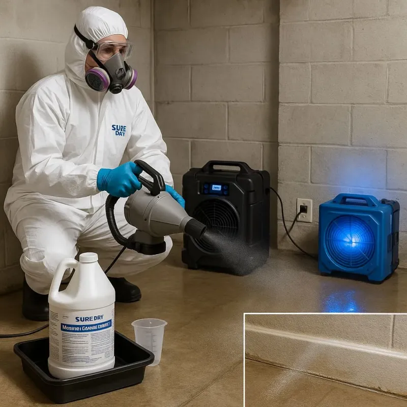 Sanitization and Odor Removal process in Kendall Green, FL