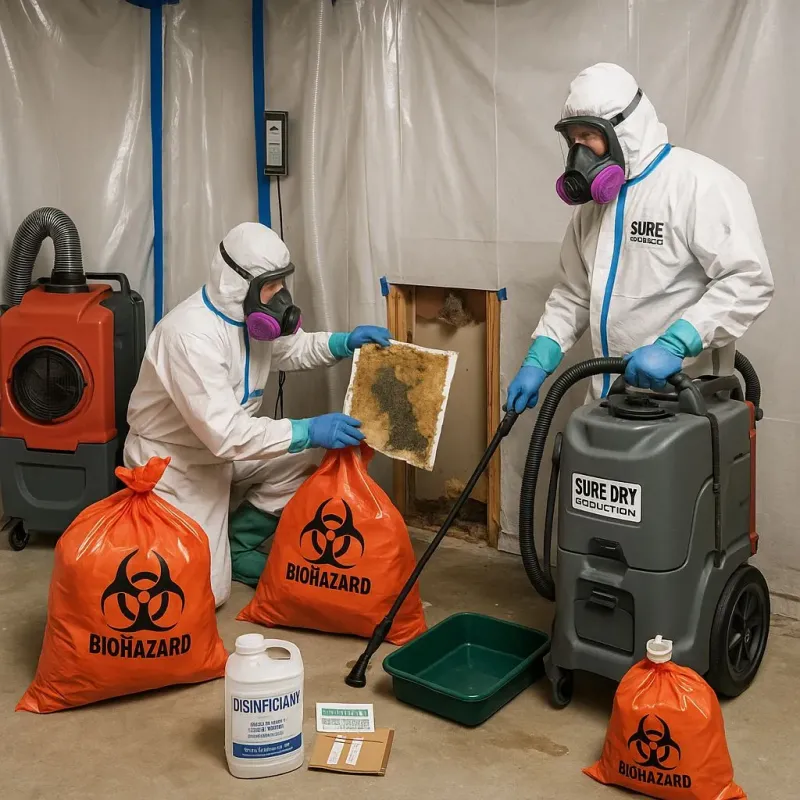 Contaminated Water Handling Protocols process in Kendall Green, FL